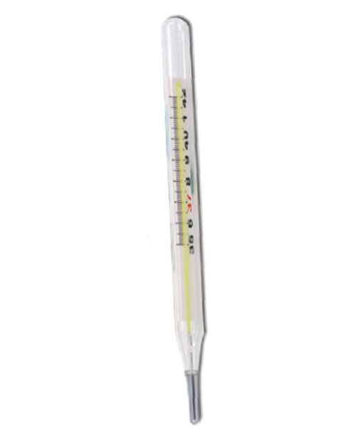 FAC Flat Glass Thermometer With Protective Case