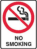 No Smoking Signs