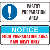 Kitchen & Food Safety Signs