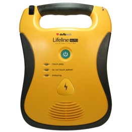 Lifeline Auto AED (Automatic External Defibrillator) and 7 Year Battery Pack