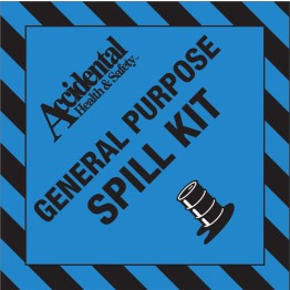 Accidental Polypropylene General Purpose Kit Bin Label FRONT