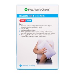First Aider's Choice Reusable Hot and Cold Pack, Large
