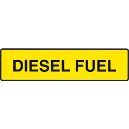 Diesel Fuel Labels