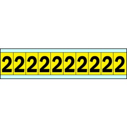 Indoor Numbers & Letters Series 3430 25mm