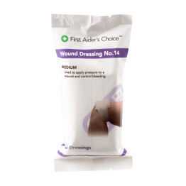 First Aider's Choice Wound Dressing Products, Wound Dressing No.14 - Medium