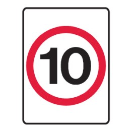 Speed Limit Sign 10km/h