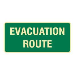 Exit & Evacuation Signs - Evacuation Route