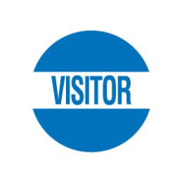 Hard Hat Specialty Emblems - Visitor