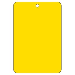 Large Economy Lockout Tags - Blank Yellow