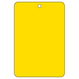 Large Economy Lockout Tags - Blank Yellow