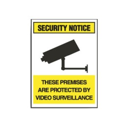 Surveillance Signs - These Premises Are Protects By Video Surveillance