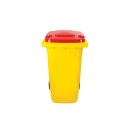 Wheelie Bin 120Lt with Red Lid