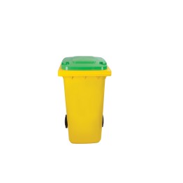 Wheelie Bin 120Lt Lime Green Lid