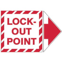 Add-An Arrow Lockout Labels - Lock-Out Point