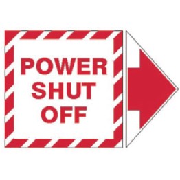 Add-An Arrow Lockout Labels - Power Shut Off