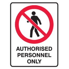 Authorised Personnel Only