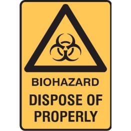 Biohazard Dispose Of Properly