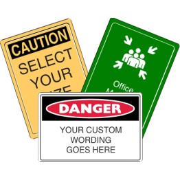 custom signs accidental sign safety