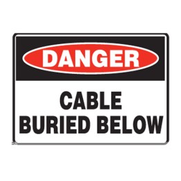 Cable Buried Below