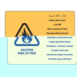 Caution Risk Of Fire