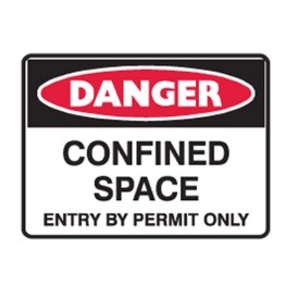 Confined Space Entry By Permit Only - Ultra Tuff Signs