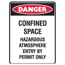 Confined Space Hazardous Atmosphere Entry By Permit Only