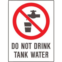 Do Not Drink Tank Water
