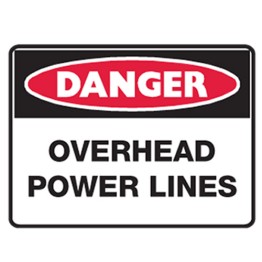 Danger Over Head Power Lines