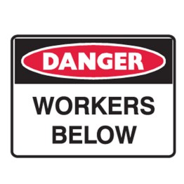 Danger Workers Below