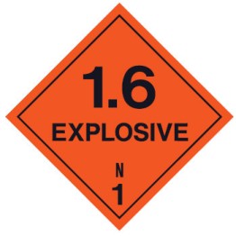 Explosive 1.6 - 100 x 100mm Self Adhesive Vinyl Pack 25