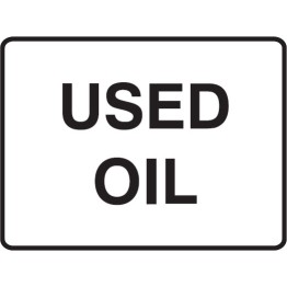Dangerous Goods Signs Used Oil