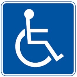 Disabled Symbol Access Sign