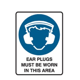 Earplugs Must Be Worn