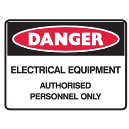 Electrical Equipment Authorised Personnel Only