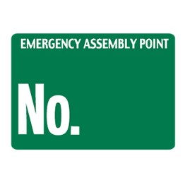 Emergency Assembly Point 450x600 Metal
