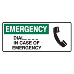 Emergency Dial ... In Case Of Emerency