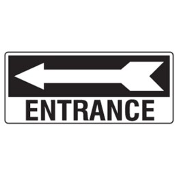 Entrance W/Left Arrow