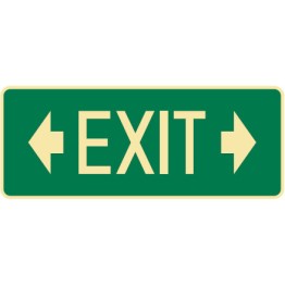 Exit & Evacuation Signs - Arrow Left Exit Arrow Right