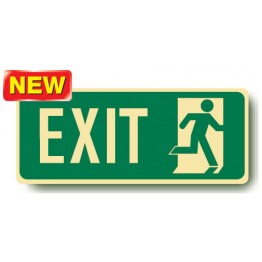 Exit Sign - Exit Man Running