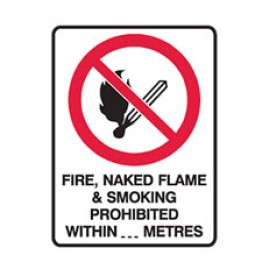 Fire Naked Flame And Smoking Prohibited Within 