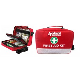 Code of Practice First Aid Kit Soft Red Case Portable