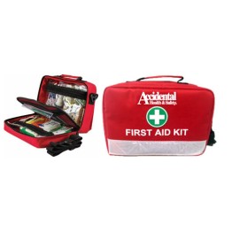 Code of Practice First Aid Kit Soft Red Case Portable