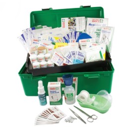 National Workplace First Aid Kit Polypropylene Portable Large Green