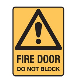 Fire Door Do Not Block