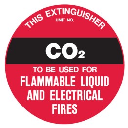 Fire Equipment Disc - CO2
