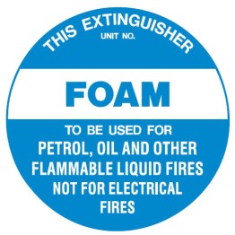 Fire Equipment Disc - Foam