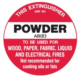 Fire Equipment Disc - Powder AB(E)