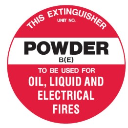 Fire Equipment Disc - Powder B(E)