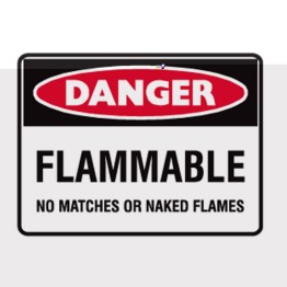 Flammable No Matches Or Naked Flames