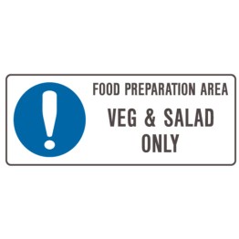 Food Preparation Area Veg And Salad Only